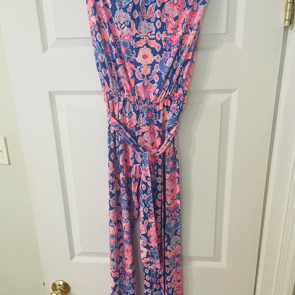 Lilly Pulitzer Strapless jumpsuit - size Small - rayon and spandex